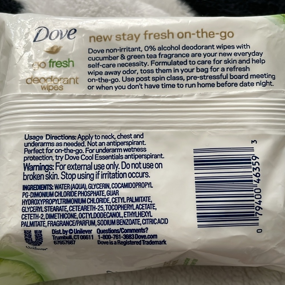 Dove Deodorant wipes -Rare- - Picture 7 of 8